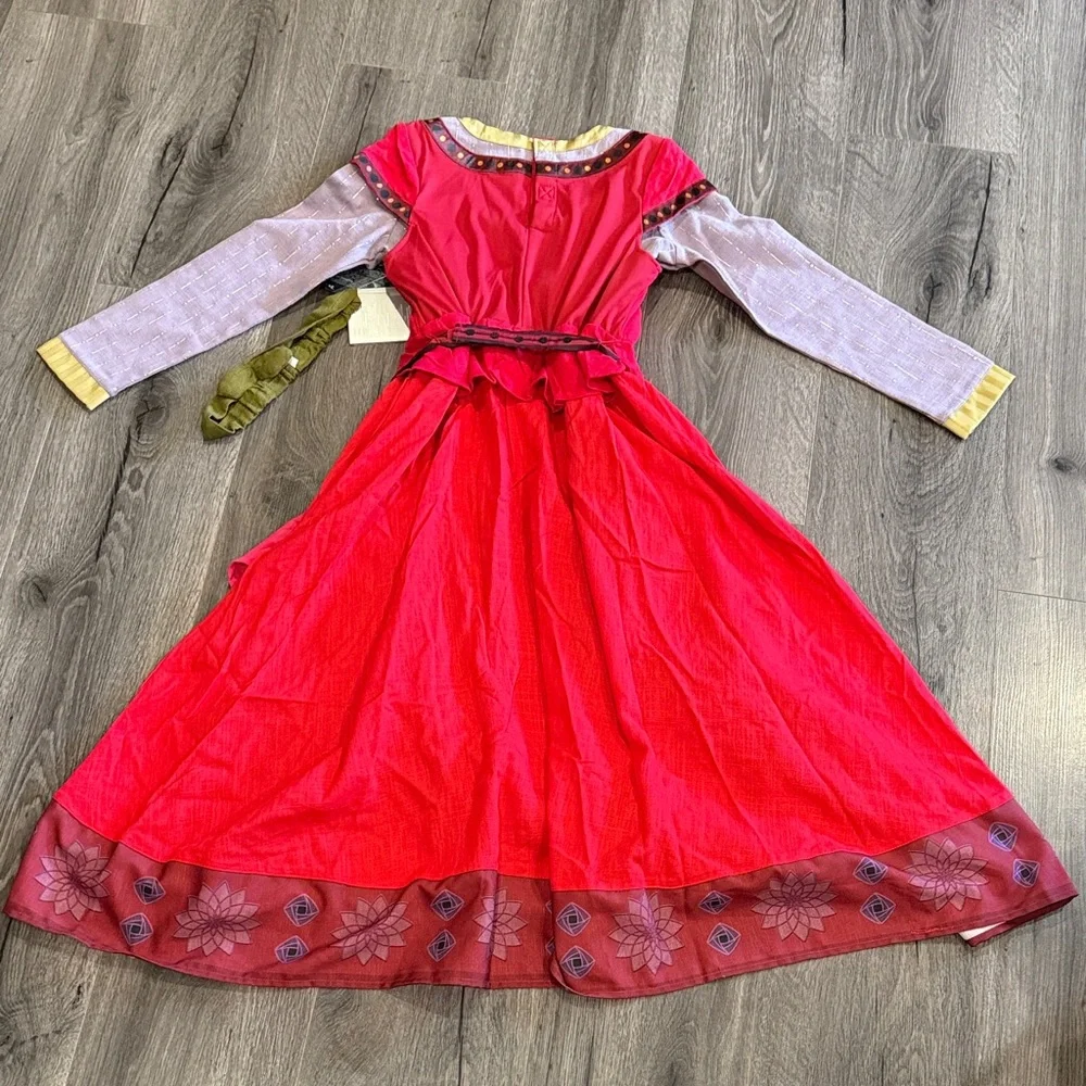 🧡Disney Parks Wish Dahlia Pink and Red Costume Dress Disneyland Halloween - Picture 7 of 7